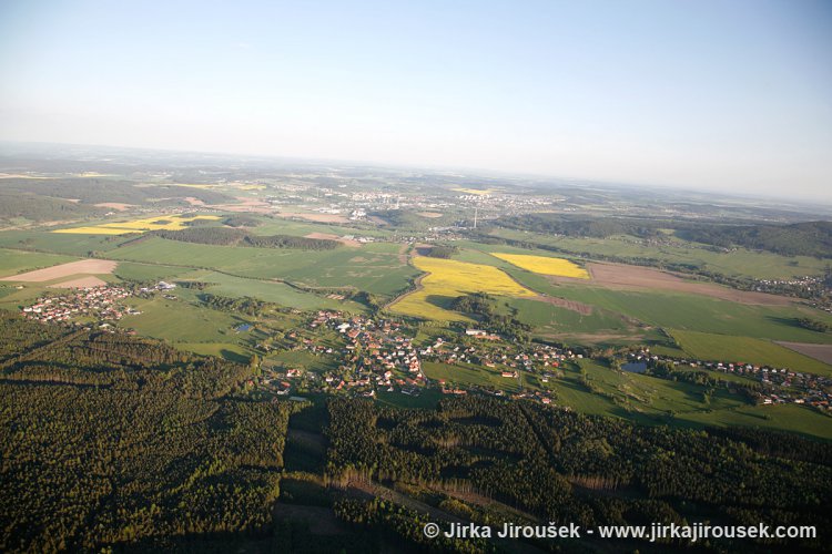 Nad Středními Brdy a okolím