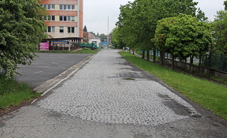 Dobříš, ulice Na Zlaté stezce