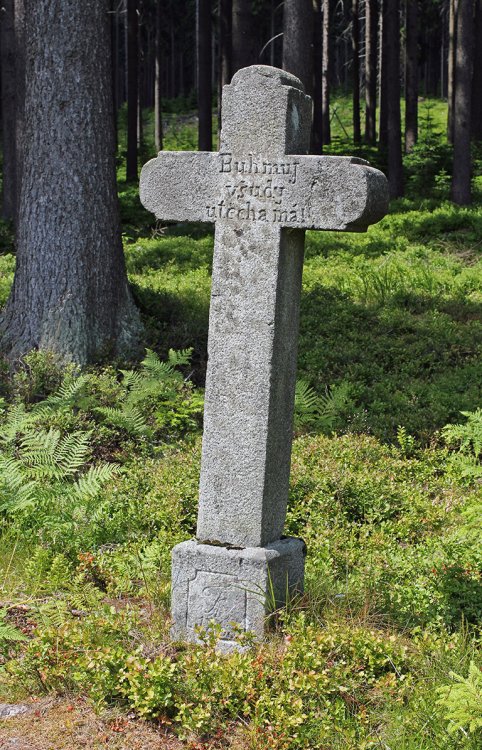 Kranzův kříž, u silničky pod Malým Tokem